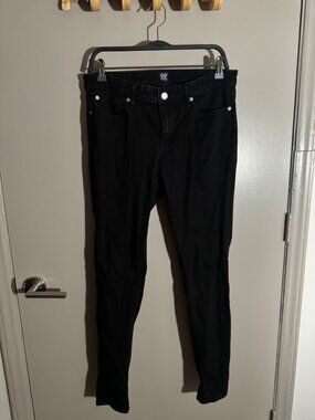 Gap Women Denim Legging Jeans Black Size 31. U#